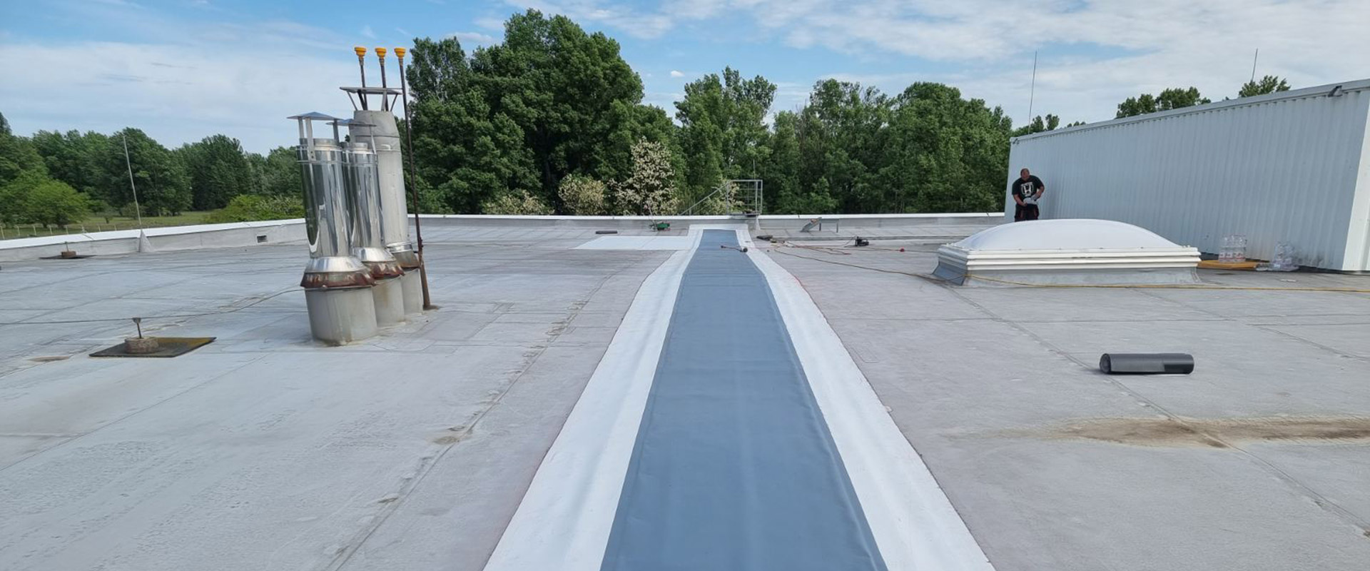 Csarnokok PVC szigetelés javítása garanciával